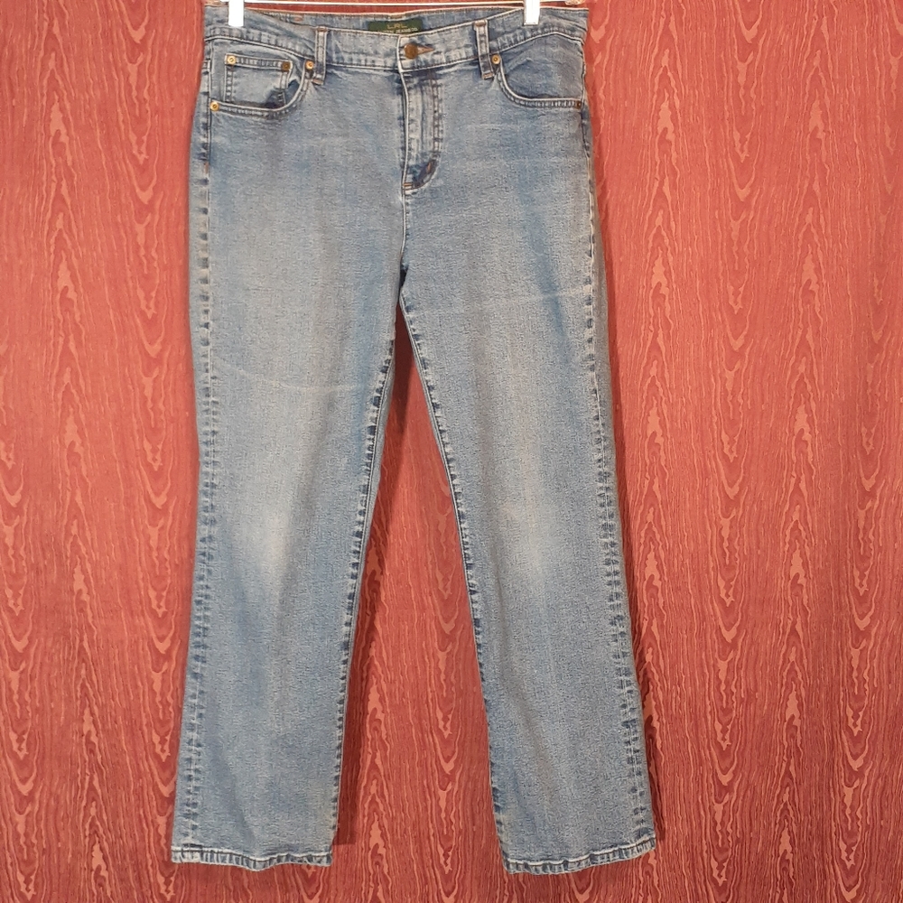 LRL LAUREN JEANS CO. RALPH LAUREN DENIM JEANS WOMEN'S SIZE 14